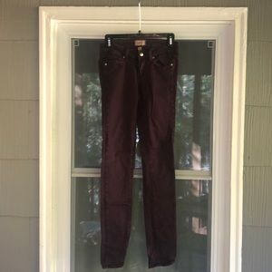 Maroon Paige denim!